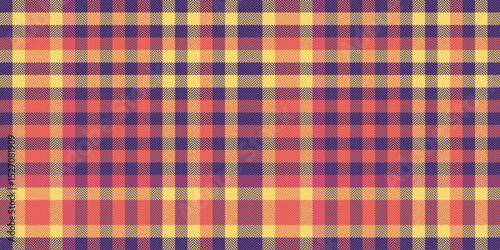 Warm autumnal plaid pattern.  Perfect for textile design, fall fashion, or website backgrounds.  This vibrant, textured image evokes feelings of comfort and warmth.