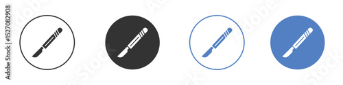Scalpel icon vector. Logo Template illustration design