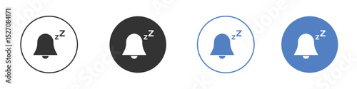 Snooze icon vector. Logo Template illustration design