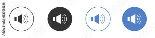 Speaker icon vector. Logo Template illustration design