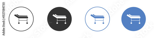 Stretcher icon vector. Logo Template illustration design
