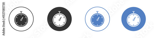 Timer icon vector. Logo Template illustration design