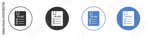 Todo list icon vector. Logo Template illustration design