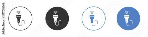 Ultrasound icon vector. Logo Template illustration design