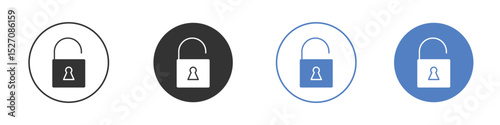 Unblocked icon vector. Logo Template illustration design