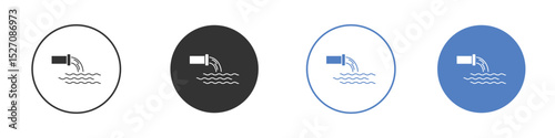 Waste water icon