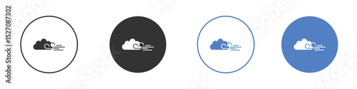 Wind clouds icon