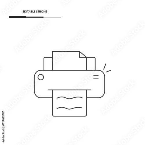 Printer Icon Vector Design.