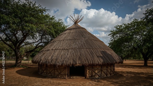 traditional ukrainian house, generative Ai