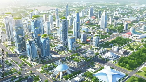 Futuristic Cityscape A Vision of Tomorrow's Urban Design