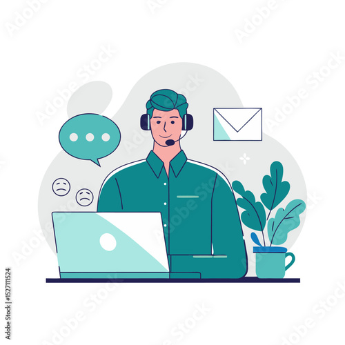 businessman with laptop
