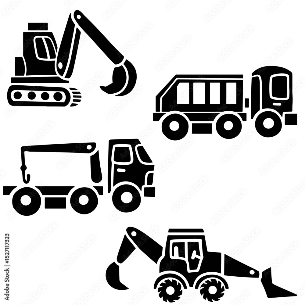 caminhões de construção