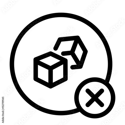 sugar free nutrition icon in circle