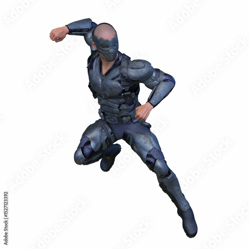 サイバーマン　3DCGレンダリング