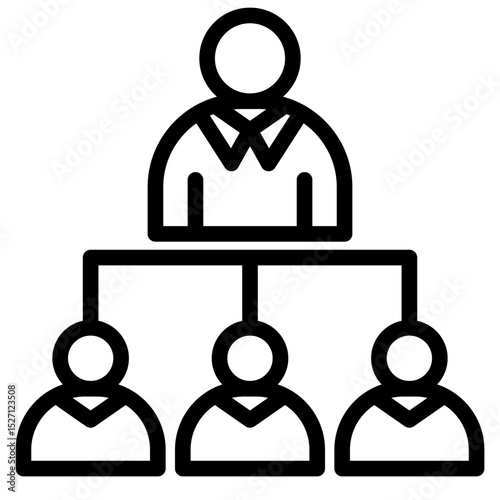 Organization icon in vector illustration