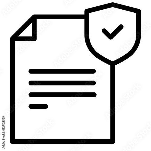 Policies icon in vector illustration