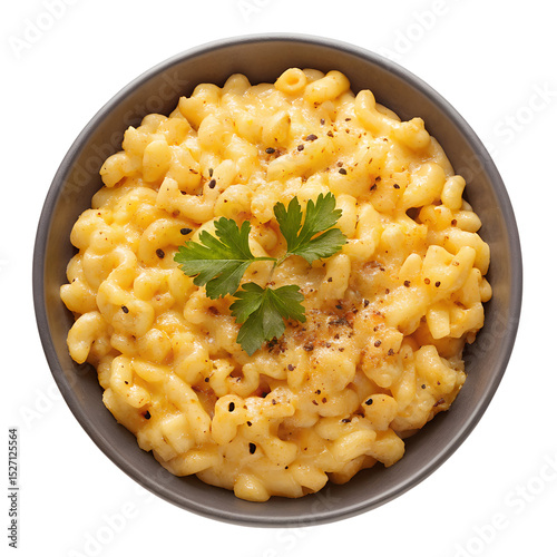 macaroni cheese pub food flat lay