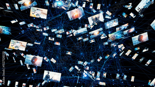 Φωτογραφία Concept visual for video network