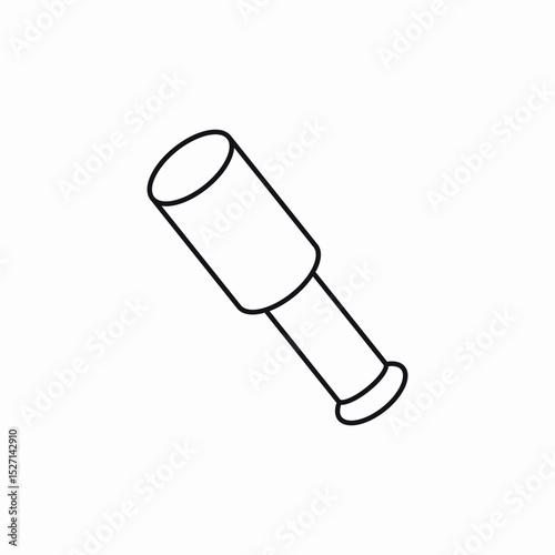 monocular system icon sign vector