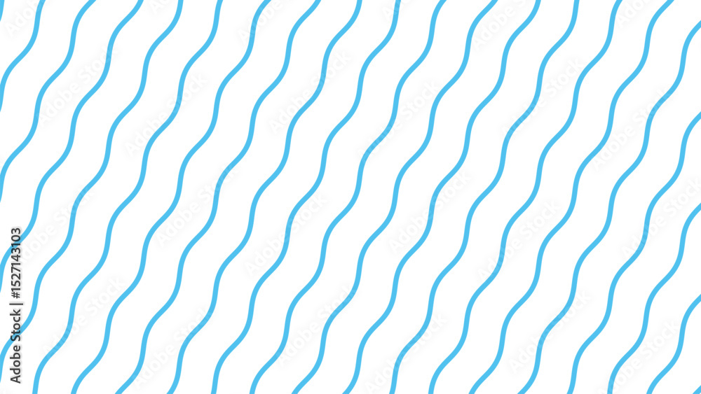 Fototapeta premium Elegant blue wavy diagonal line background.