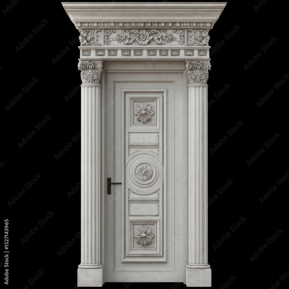 Fototapeta premium Ornate classical door