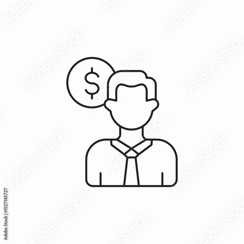 business finances icon sign vector