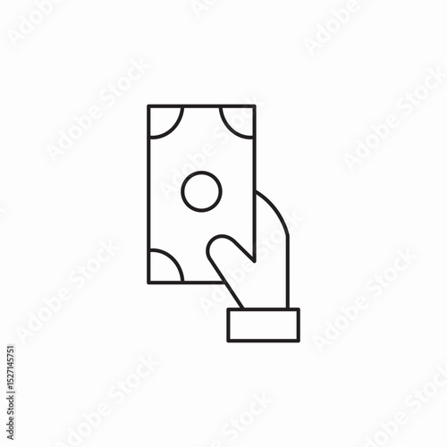 cash payment icon sign vector