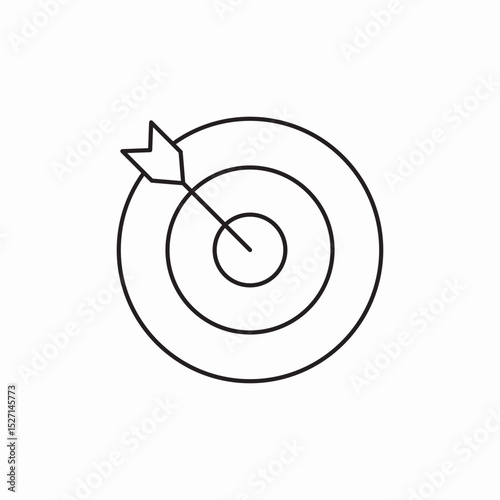 center target icon sign vector