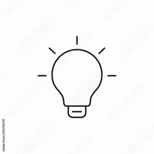 bright idea icon sign vector