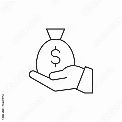 financial savings icon sign vector