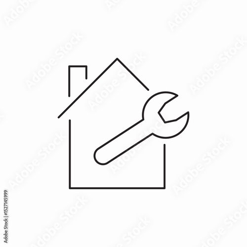 home repair icon sign vector