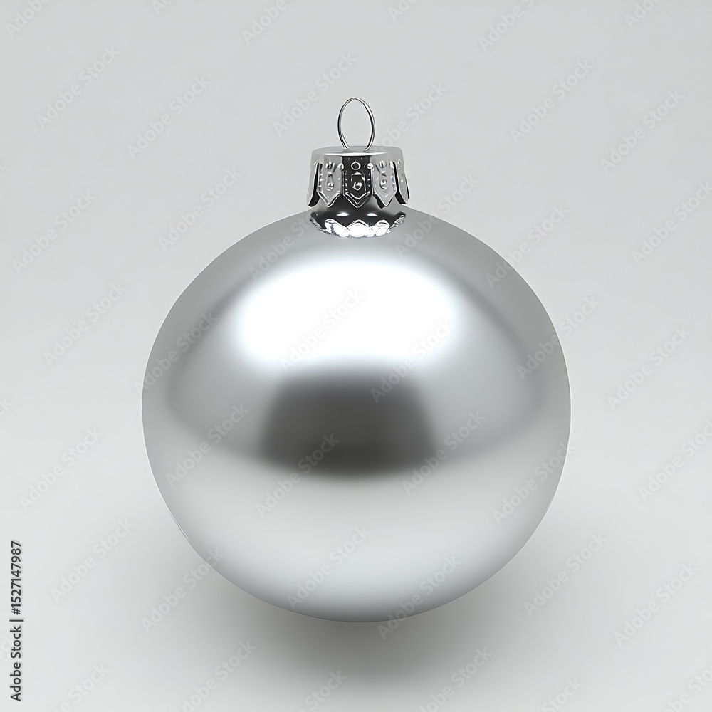 Silver Christmas Ornament (1) Silver Christmas Ornament (1)