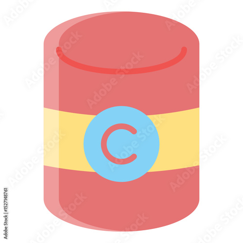 Captain symbol flat icon