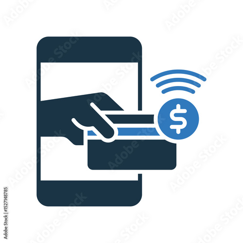 Online Payment mixed color icon