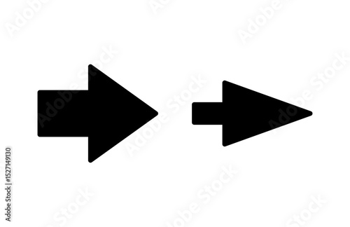 Arrow icon vector illustration. Arrow sign and symbol for web design.