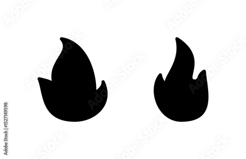 Fire icon vector illustration. fire sign and symbol