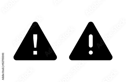 Danger icon vector illustration. attention sign and symbol. Hazard warning attention sign