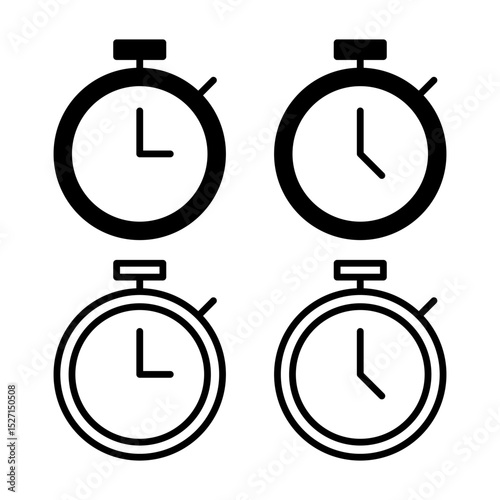stopwatch icon vector illustration. Timer sign and symbol. Countdown icon. Period of time