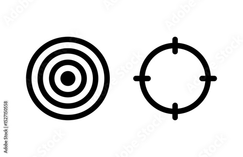 Target icon vector illustration. goal icon vector. target marketing sign and symbol