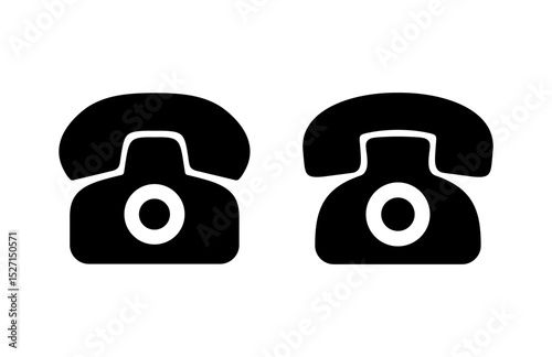 Telephone icon vector illustration. phone sign and symbol