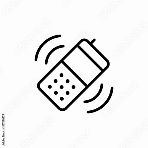 antenna phone ring icon sign vector