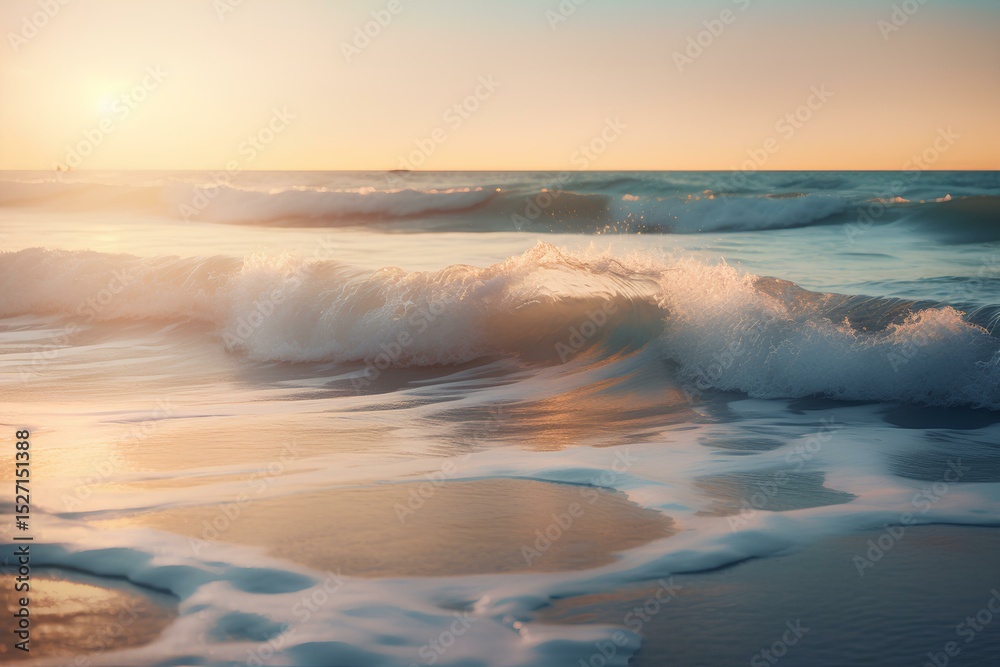 Fototapeta premium sunset on the beach