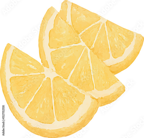 Watercolor Grapefruit Illustration – Hand Painted Citrus Fruit Clipart on White Background | Generative AI