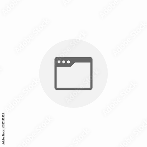 application tab icon sign vector