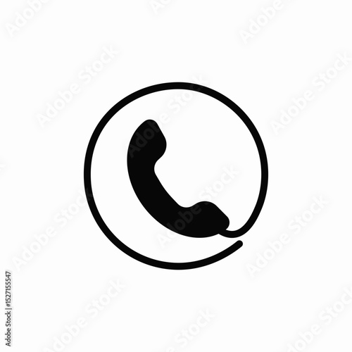 call service icon sign vector