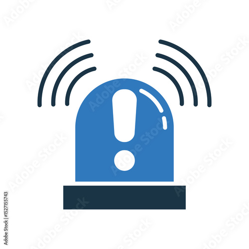 Emergency mixed color icon
