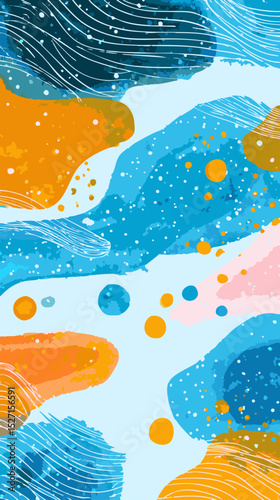 vector art poster template