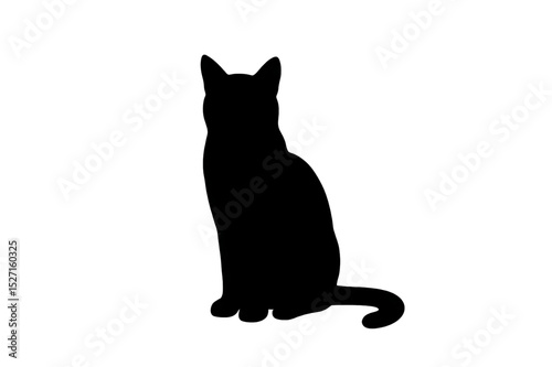 Cat silhouette icon 