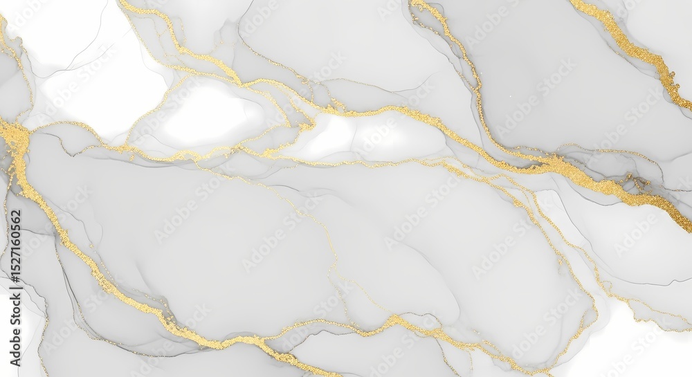 Fototapeta premium Elegant Marble Texture with Gold Veins: Luxury and Sophistication