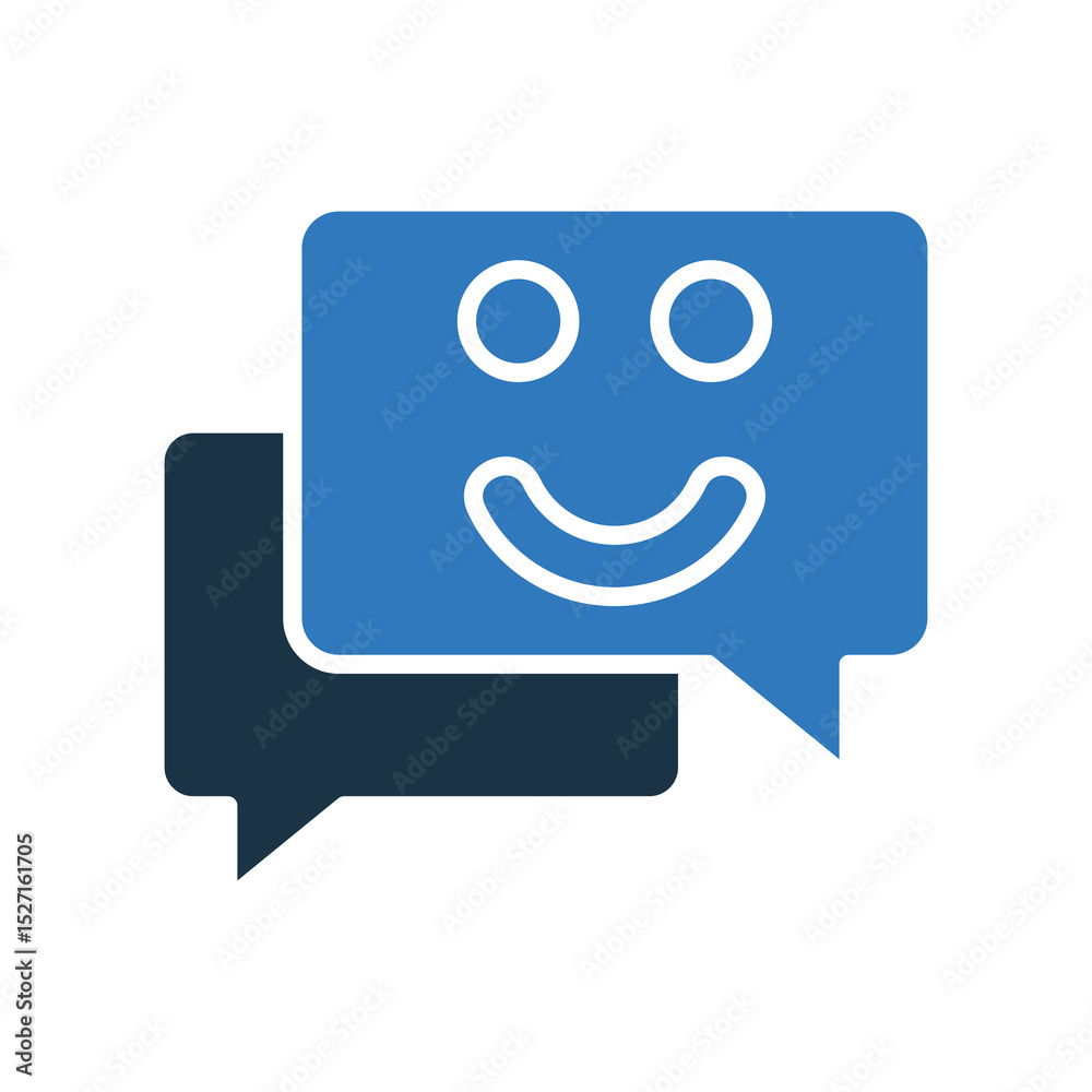 Fototapeta premium Emoji Picker mixed color icon